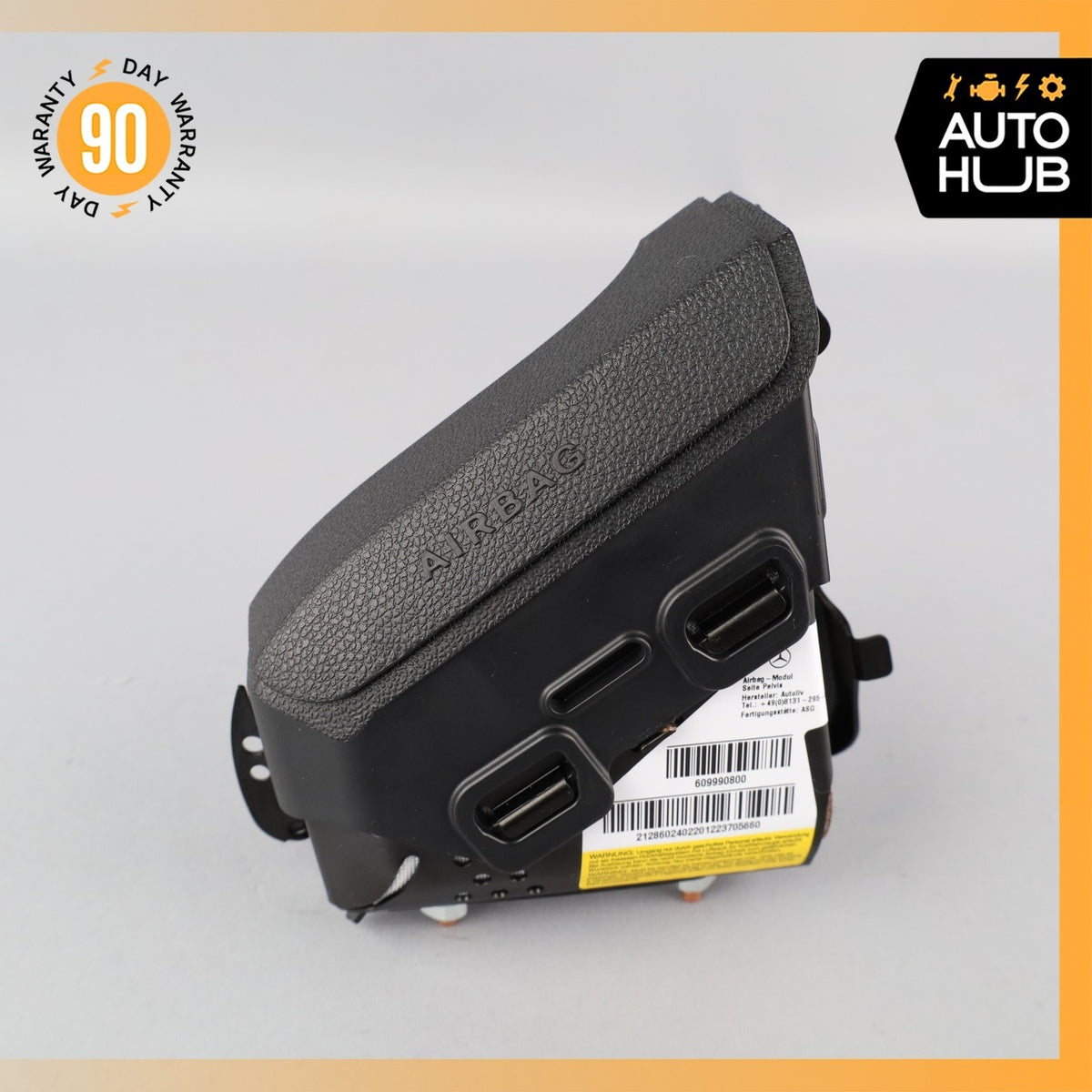 10-18 Mercedes W212 E350 E400 Seat Airbag Air Bag SRS Right Side Lower Black OEM - photo 2