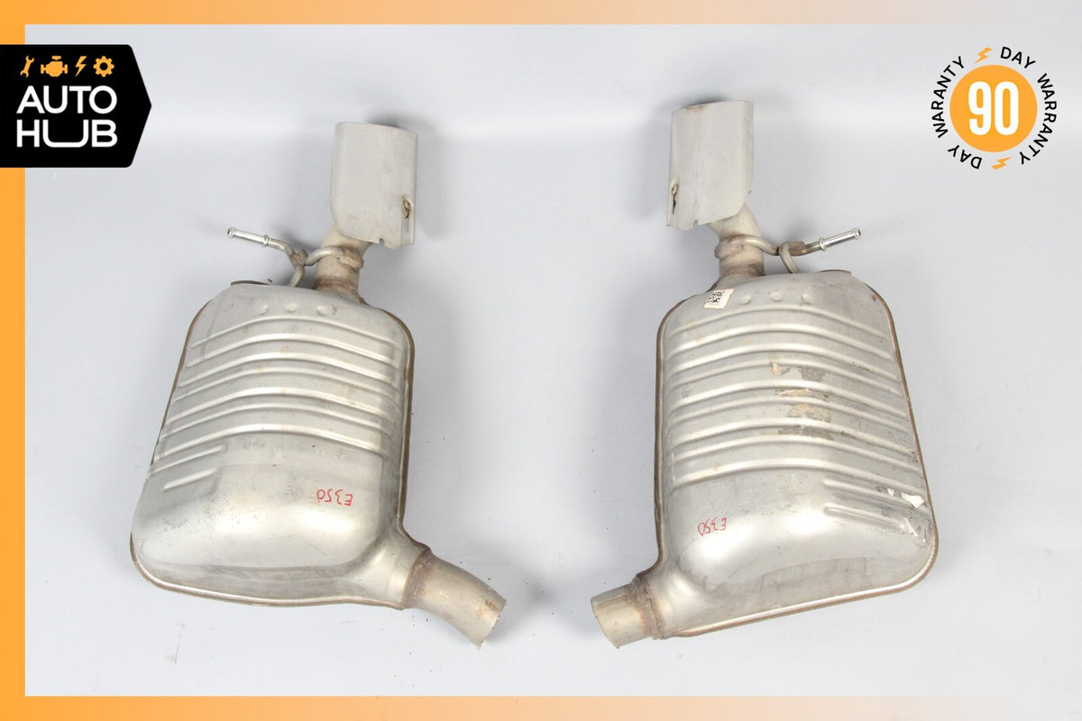 Mercedes W212 E350 Diesel Left & Right Side Exhaust Muffler Mufflers OEM 63k - photo 6