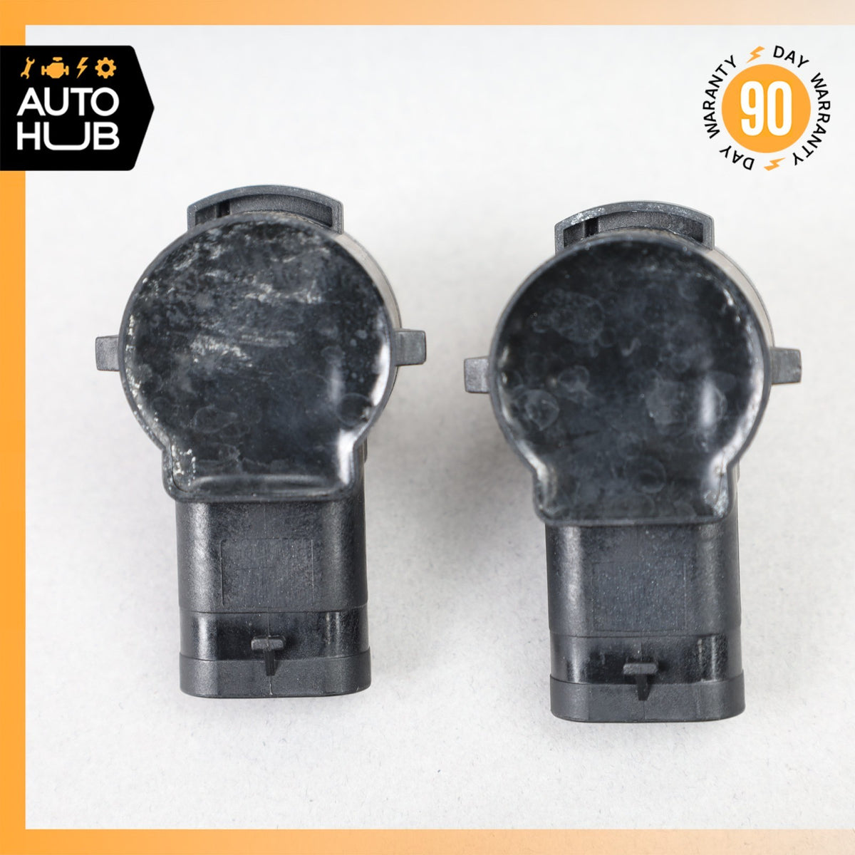 15-18 Porsche Macan Cayenne Front Bumper Parking Assist Sensor PDC Set OEM 88k - photo 9