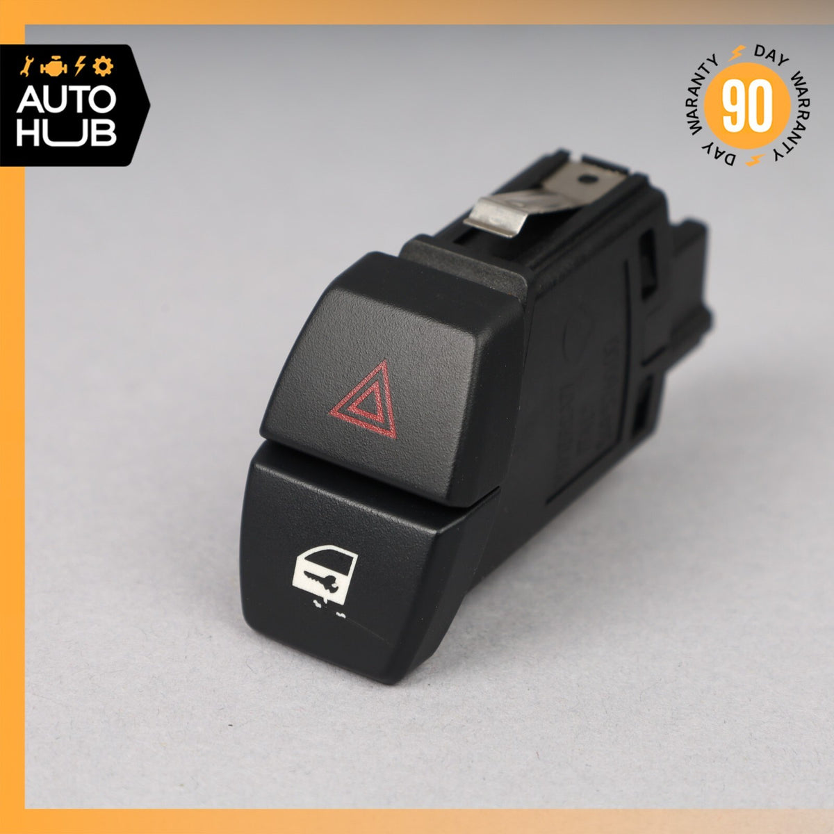 2011 BMW F10 550i Hazard Warning Light Lock Switch Button 61319161896 OEM - photo 1