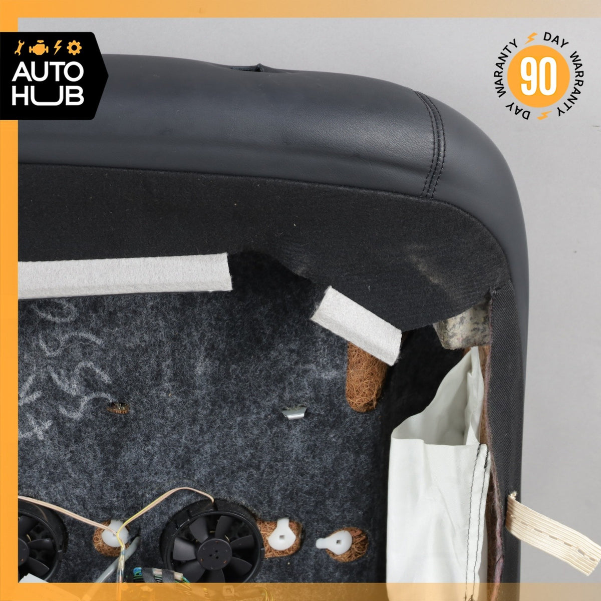 07-09 Mercedes W221 S600 Front Right Side Seat Upper Cushion Exclusive Black OEM - photo 12