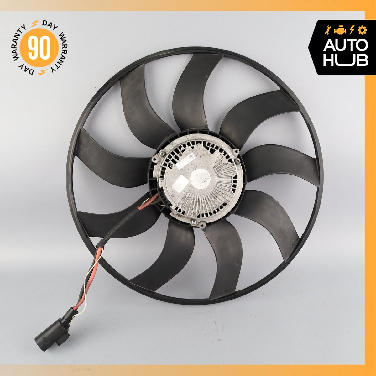 14-19 BMW F15 X5 X6 3.0L Engine Motor Radiator Cooling Fan Blade w/ Motor OEM - photo 2