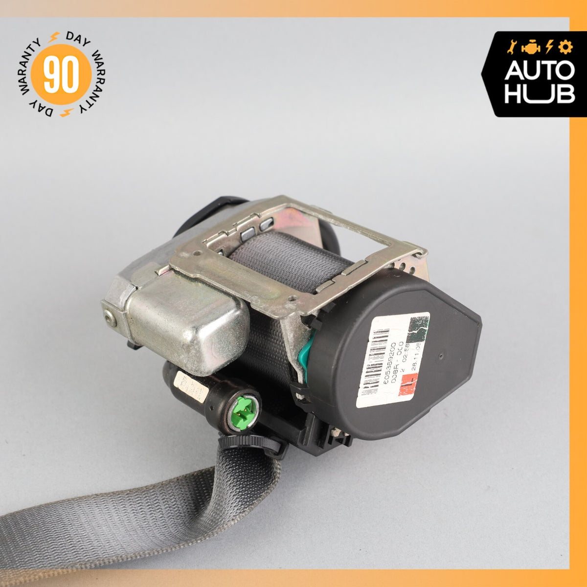 06-09 Mercedes W219 CLS500 E63 AMG Front Left Driver Side Seat Belt Gray OEM - photo 9