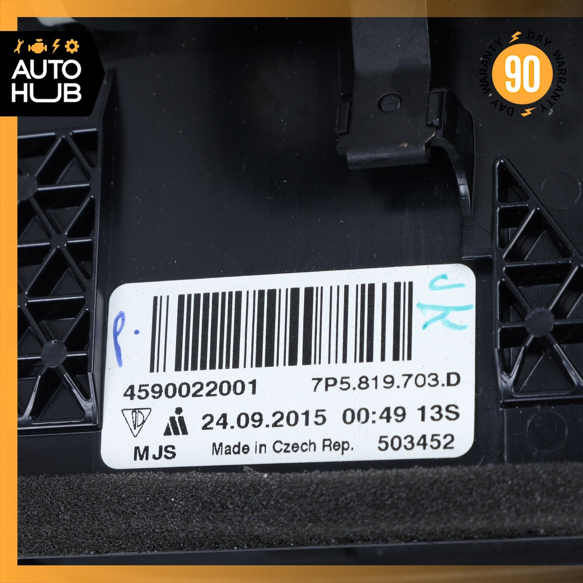 11-18 Porsche Cayenne 958 Dash AC A/C Air Vent Grill Left 7P5819703D OEM - photo 6