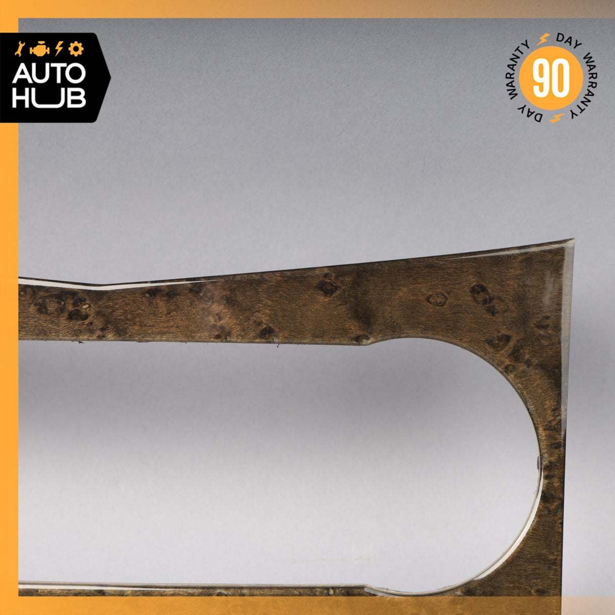 08-11 Mercedes W204 C350 C63 AMG A/C Climate Control Switch Trim Bezel Wood OEM - photo 2