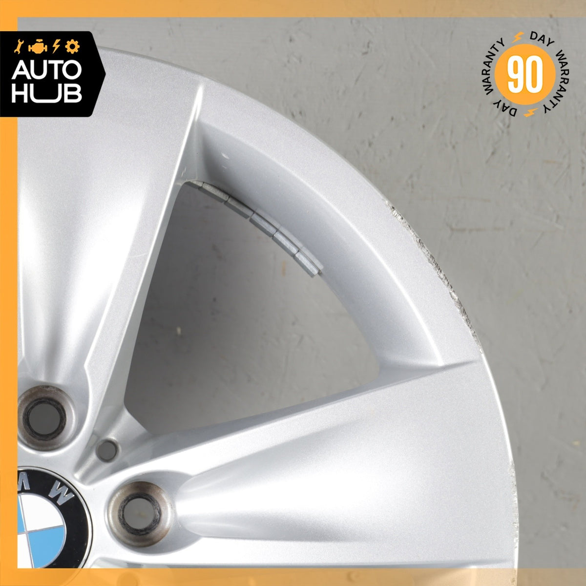 BMW E60 528i 535i 550i 8 x 18 18" Style 246 Wheel Rim Silver 6777349 OEM - photo 3