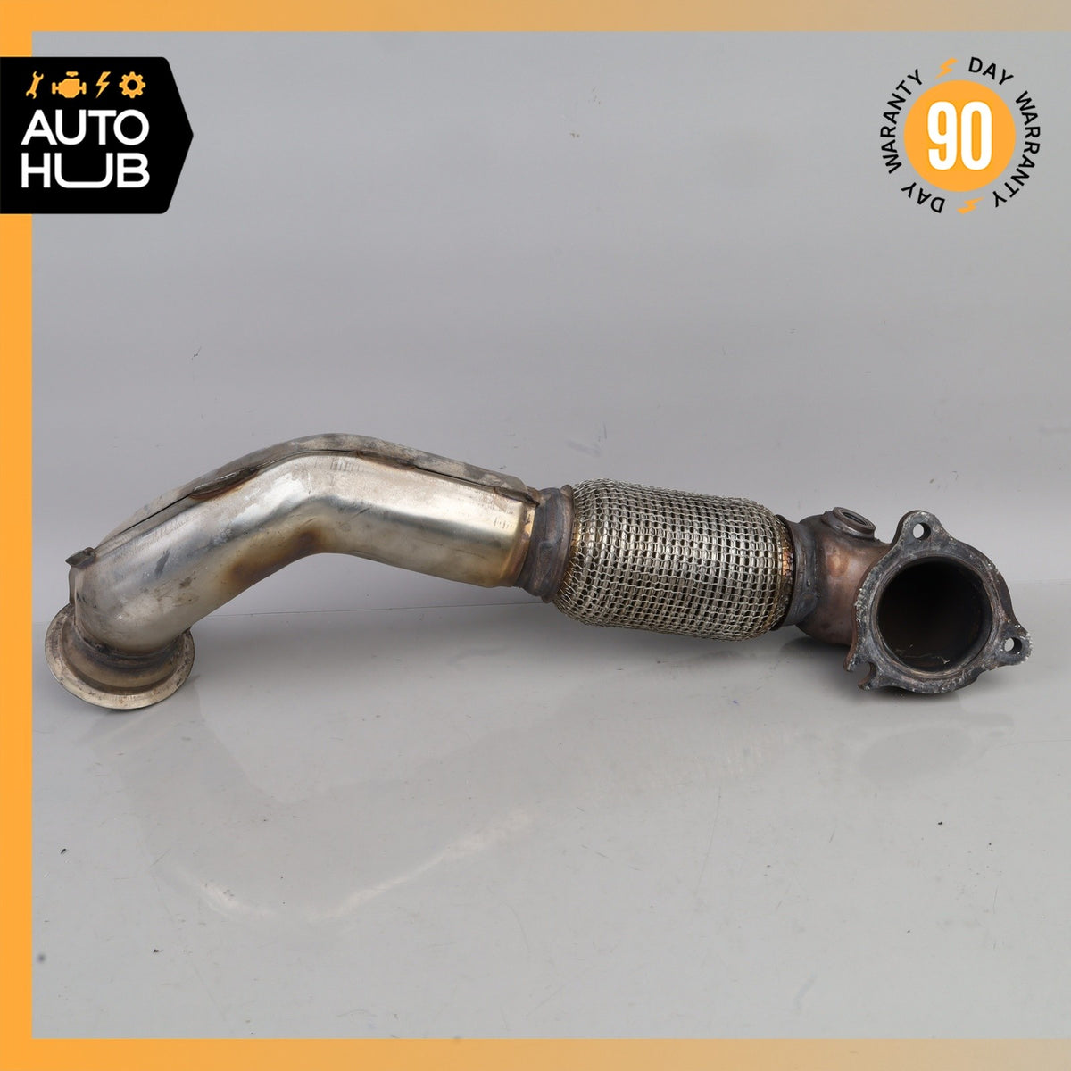 12-19 Mercedes W166 ML350 GLE350d BlueTec Engine Exhaust Downpipe OEM - photo 9
