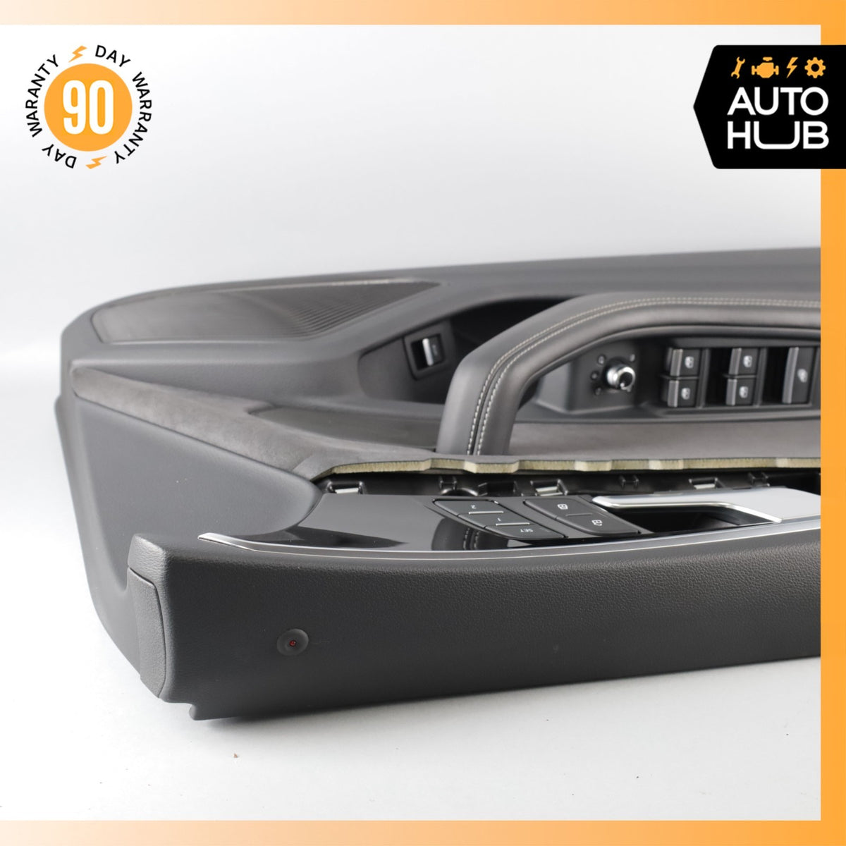 18-25 Audi B9 S5 A5 RS5 Left Door Panel Trim Leather / Suede Black OEM 24k - photo 15