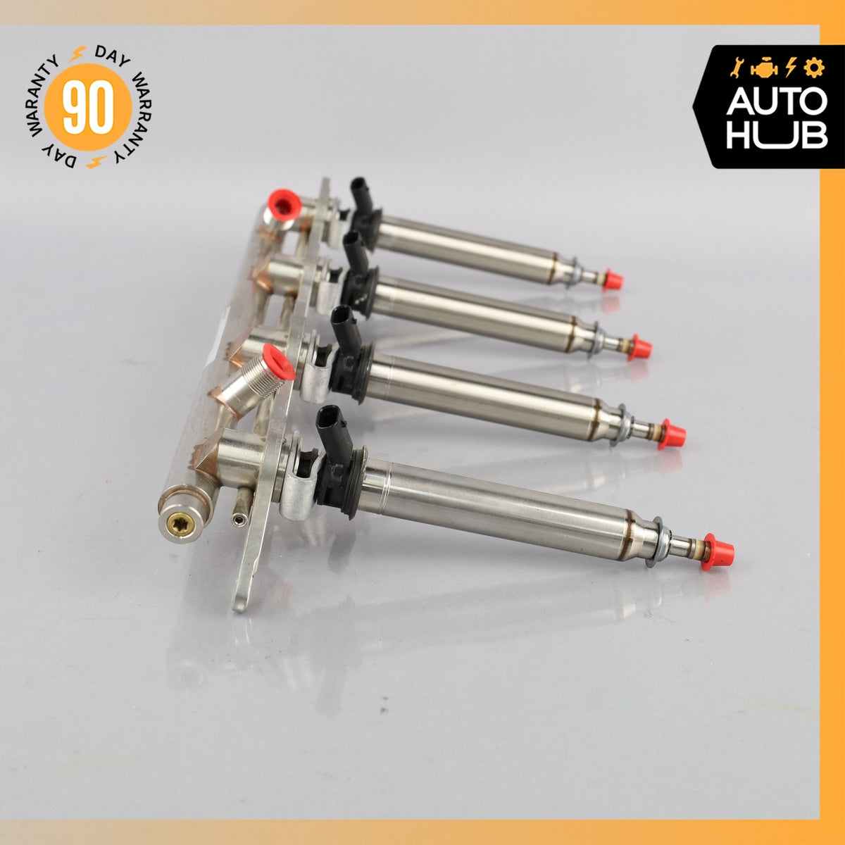 Mercedes W222 S550 CL550 Fuel Injection Rail Line w/ Injectors Left Side OEM - photo 6