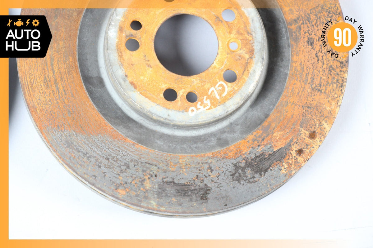 06-13 Mercedes X164 GL550 R350 Front Brake Rotors Disc Left and Right Set OEM - photo 4