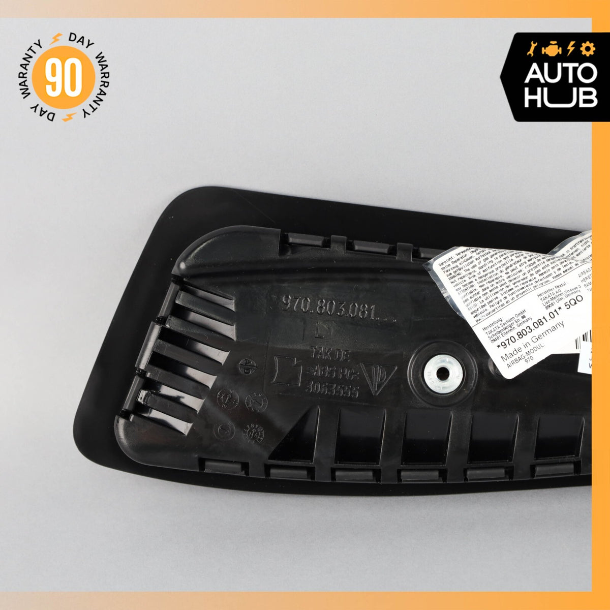 10-16 Porsche Panamera 970 Front Left Driver Side Seat Airbag Air Bag Black OEM - photo 5
