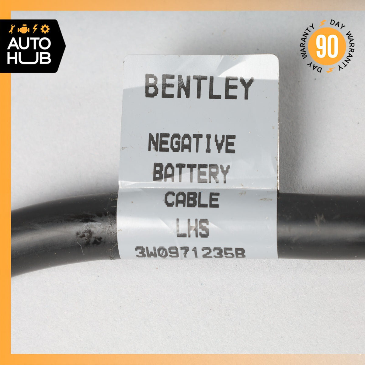 03-10 Bentley Continental GTC GT Negative Battery Cable Harness OEM - photo 7