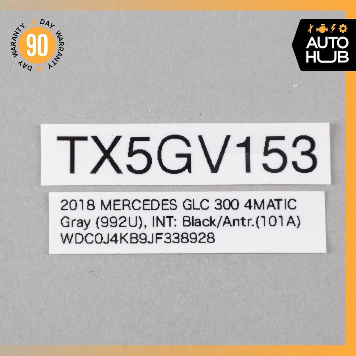 Mercedes X253 GLC300 Right Side Seat Occupancy Sensor SRS Mat OEM - photo 8