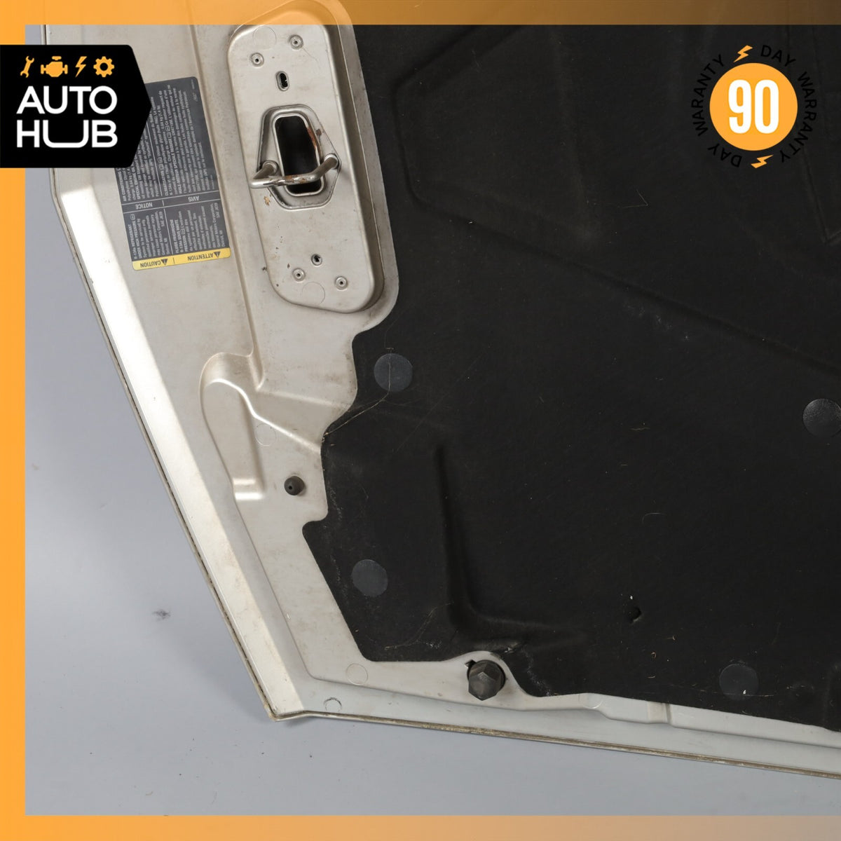 04-08 Cadillac XLR Hood Cover Panel Assembly Light Tarnished Silver OEM 51k - photo 17