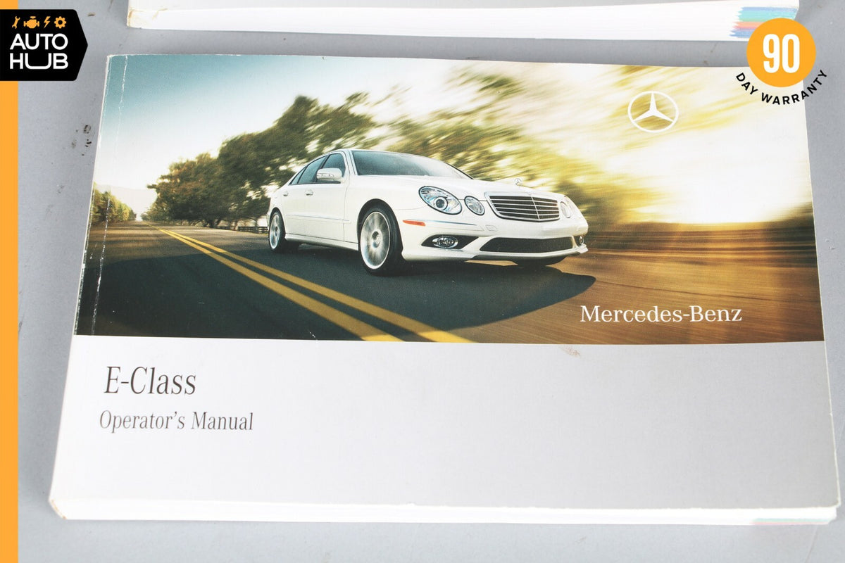2009 Mercedes-Benz W211 E320 Owner's Operator's Manual Book Assembly OEM - photo 6