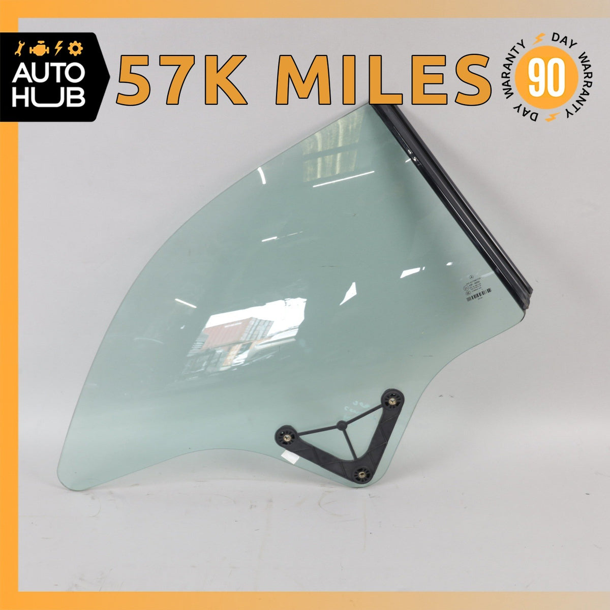 11-17 Mercedes W207 E350 Convertible Rear Right Quarter Window Glass OEM 57k - photo 1