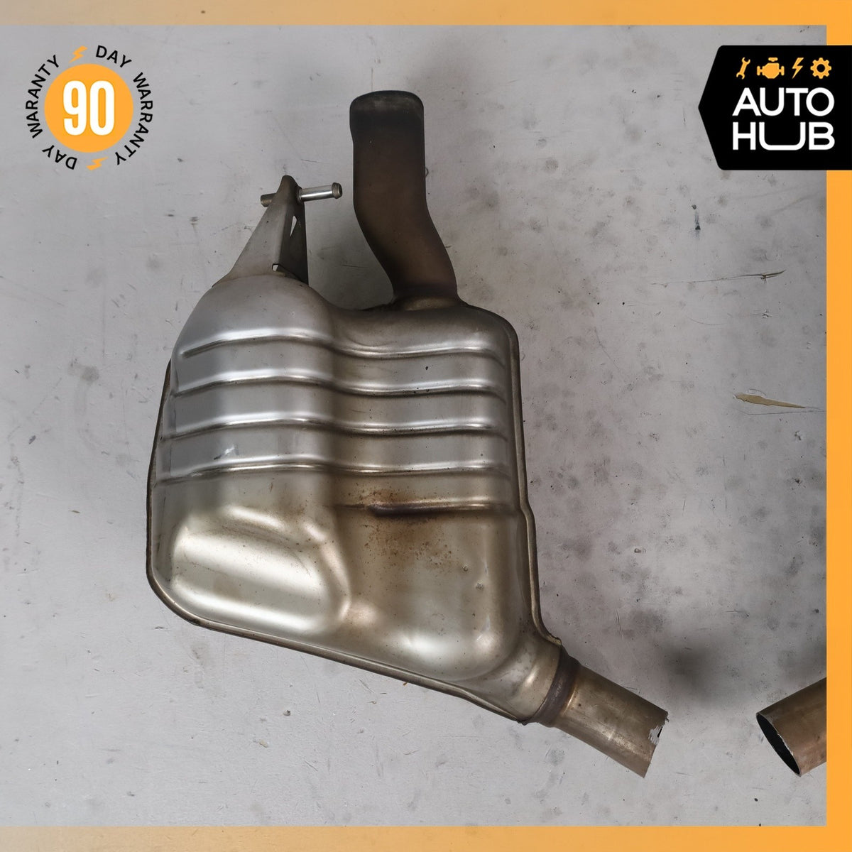 17-18 Mercedes W213 E43 AMG Left & Right Side Exhaust Muffler Mufflers OEM 77k - photo 13
