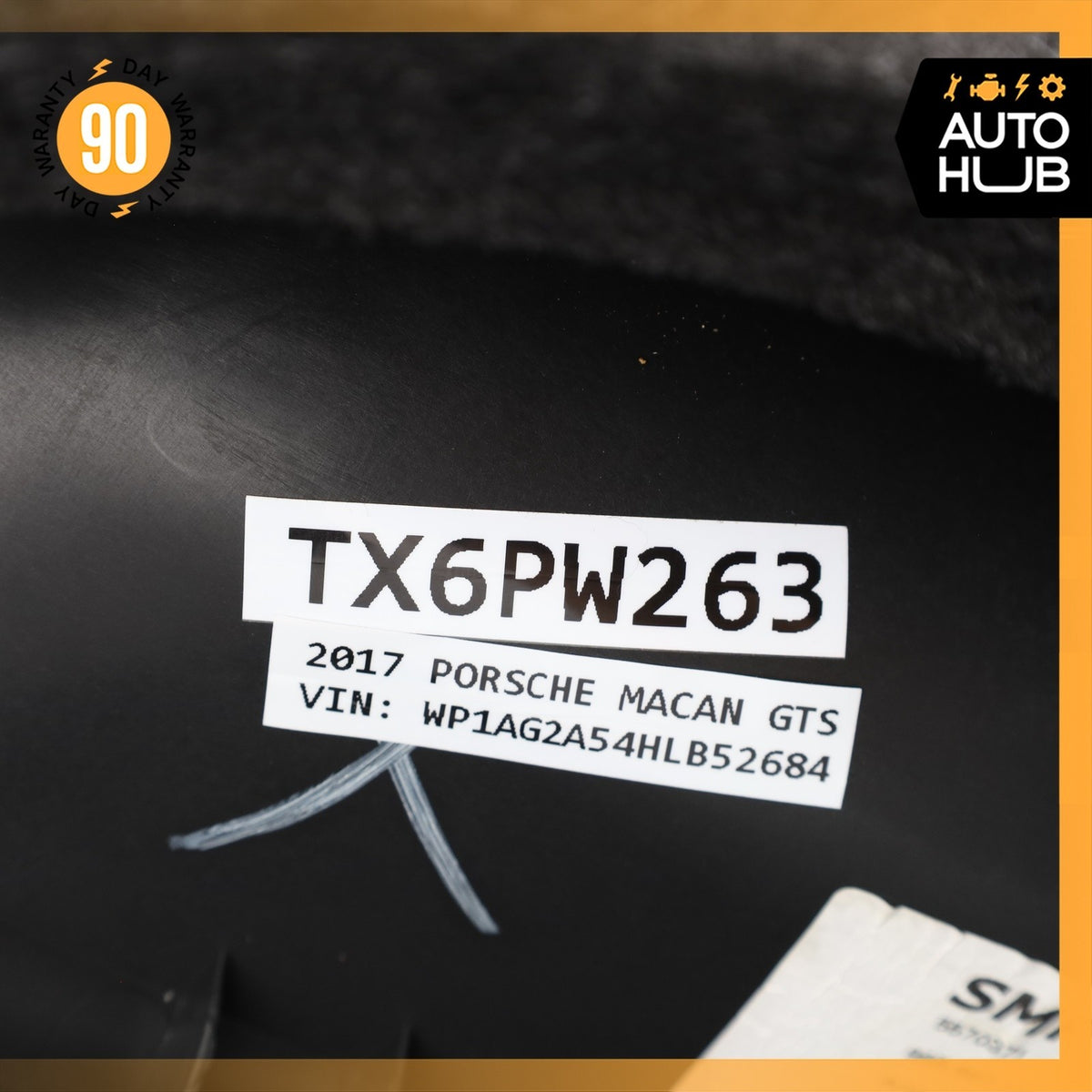 15-24 Porsche Macan 95B Front Left Driver Side Interior Door Panel Suede OEM 46k - photo 22