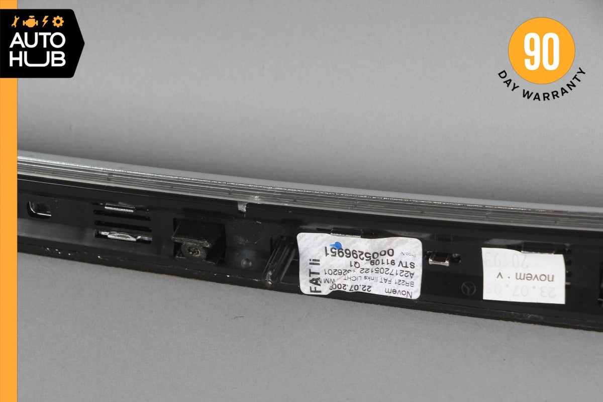 10-13 Mercedes W221 S400 S550 Front Left Driver Side Door Panel Trim Wood OEM - photo 9