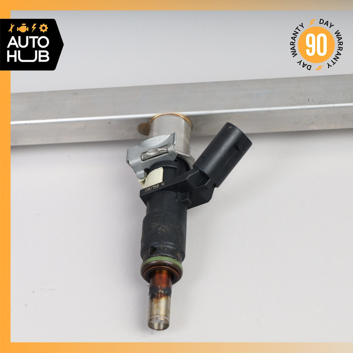 07-12 Mercedes R230 SL550 M273 Fuel Injection Rail With Fuel Injectors OEM - photo 12
