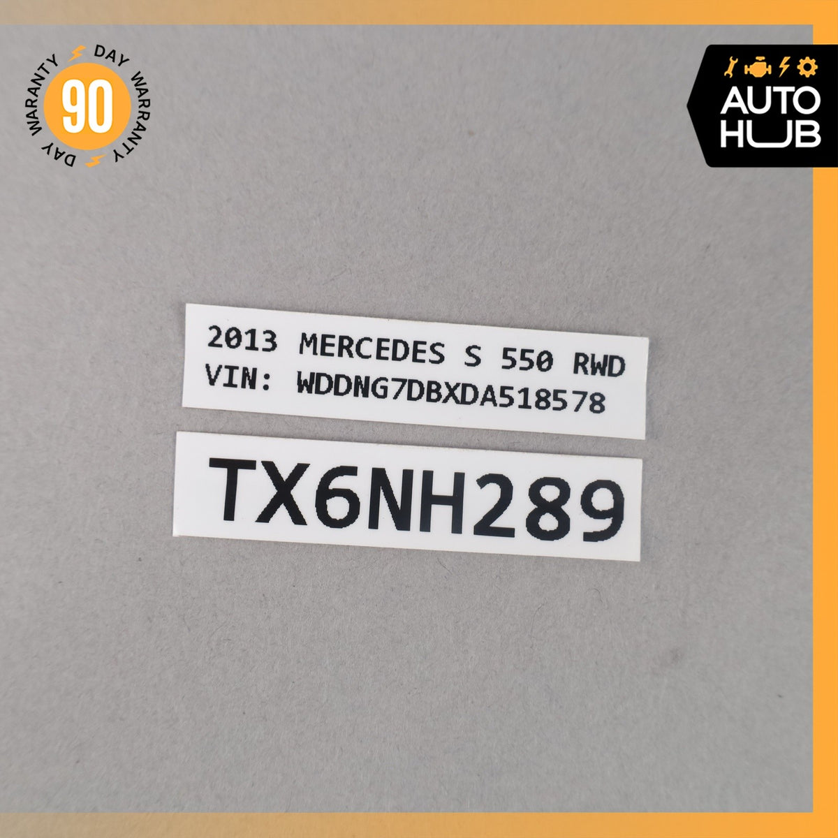 07-14 Mercedes W221 S550 S63 AMG CL550 Rear 3RD Third Brake Stop Light Black OEM - photo 16