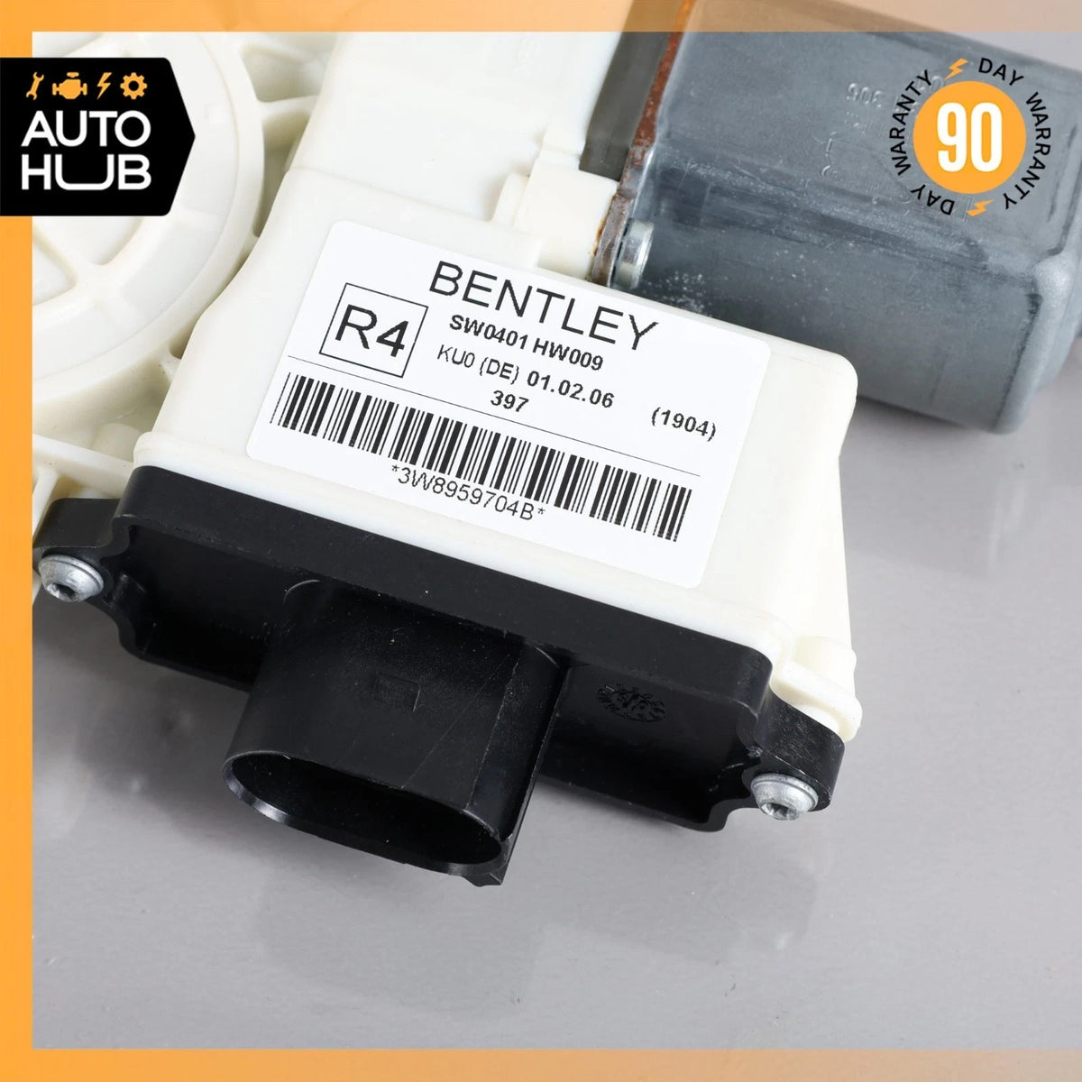 06-10 Bentley Continental GT Coupe Rear Right Door Window Regulator Motor 61k - photo 3