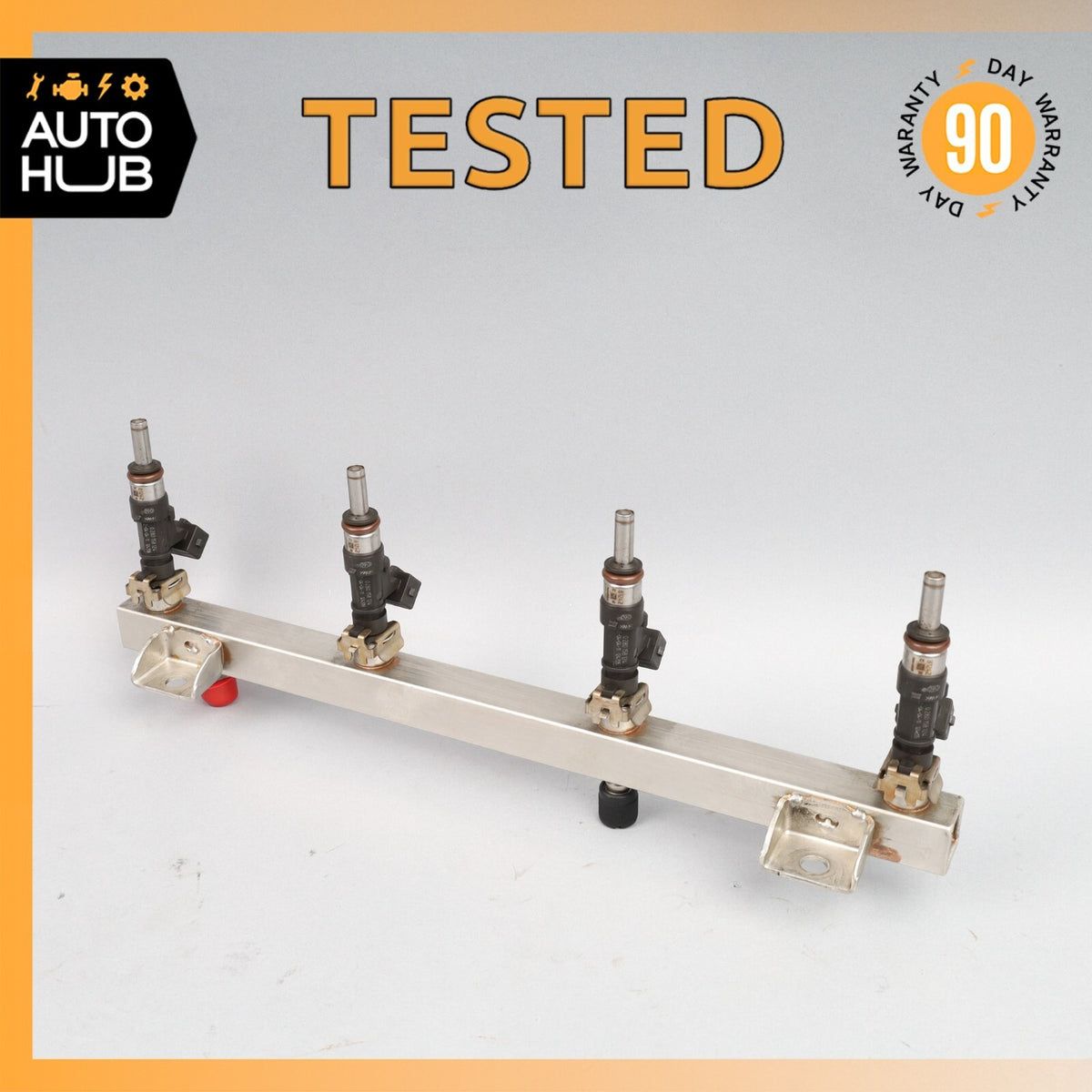 Maserati GranTurismo M145 Fuel Injection Rail Line w/ Injectors Left Side OEM - photo 1