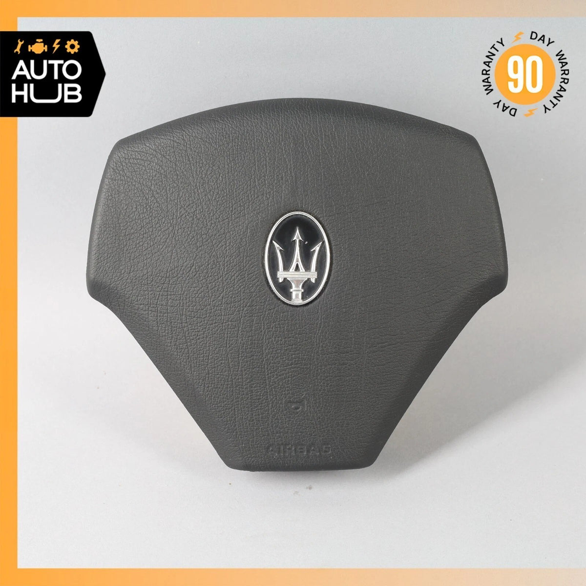 03-13 Maserati Quattroporte M139 Steering Wheel Air Bag Airbag Black OEM - photo 1