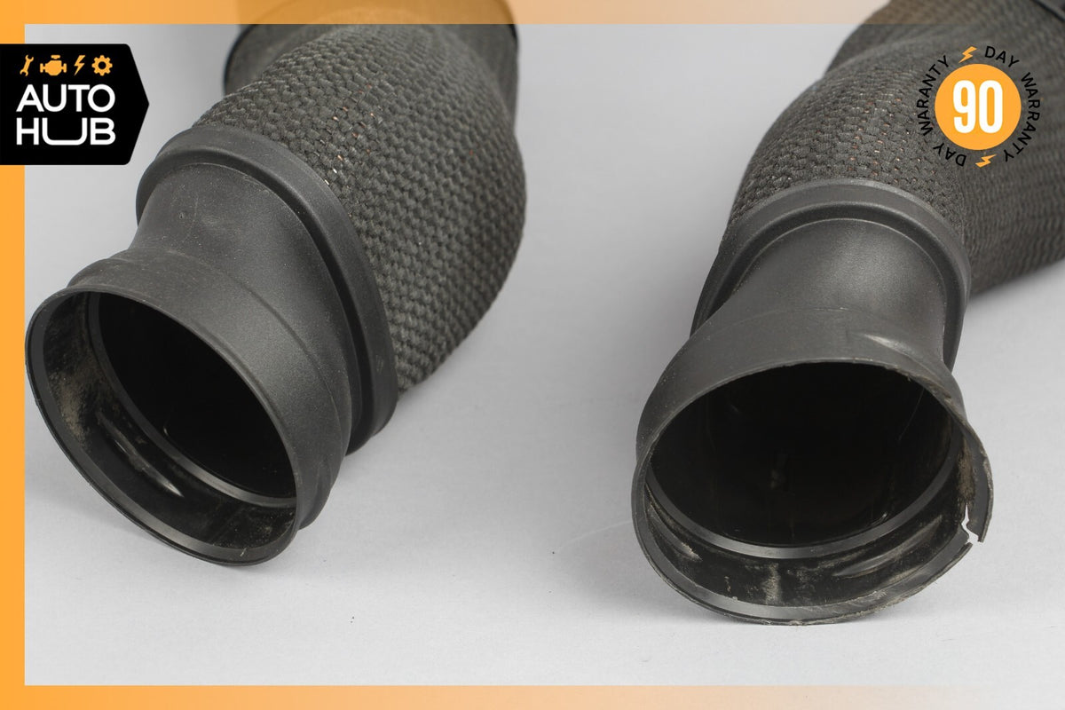 10-13 Mercedes W221 S400 Air Intake Duct Pipe Hose Right and Left Set of 2 OEM - photo 2