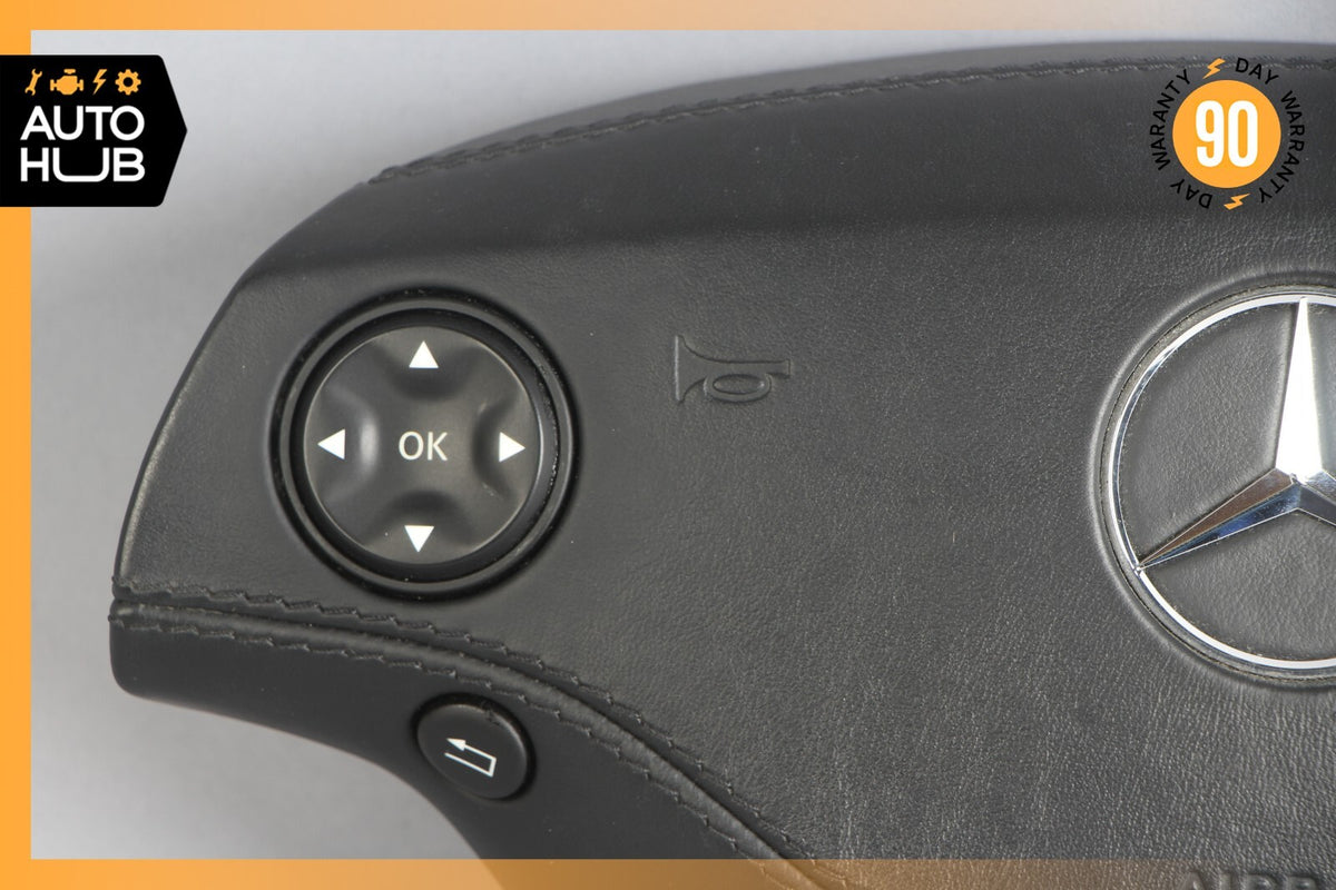 07-10 Mercedes W221 S550 CL550 S400 Steering Wheel Airbag Air Bag Black OEM - photo 2
