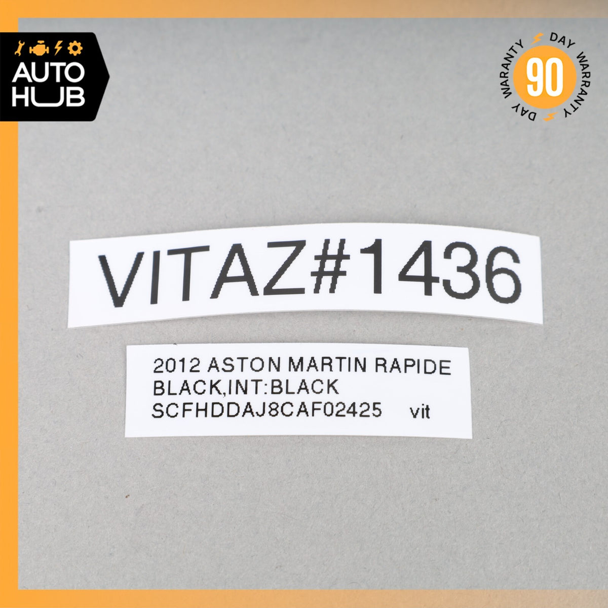 10-19 Aston Martin Rapide Left Side Trunk Damper Panel Cover OEM 11k - photo 9
