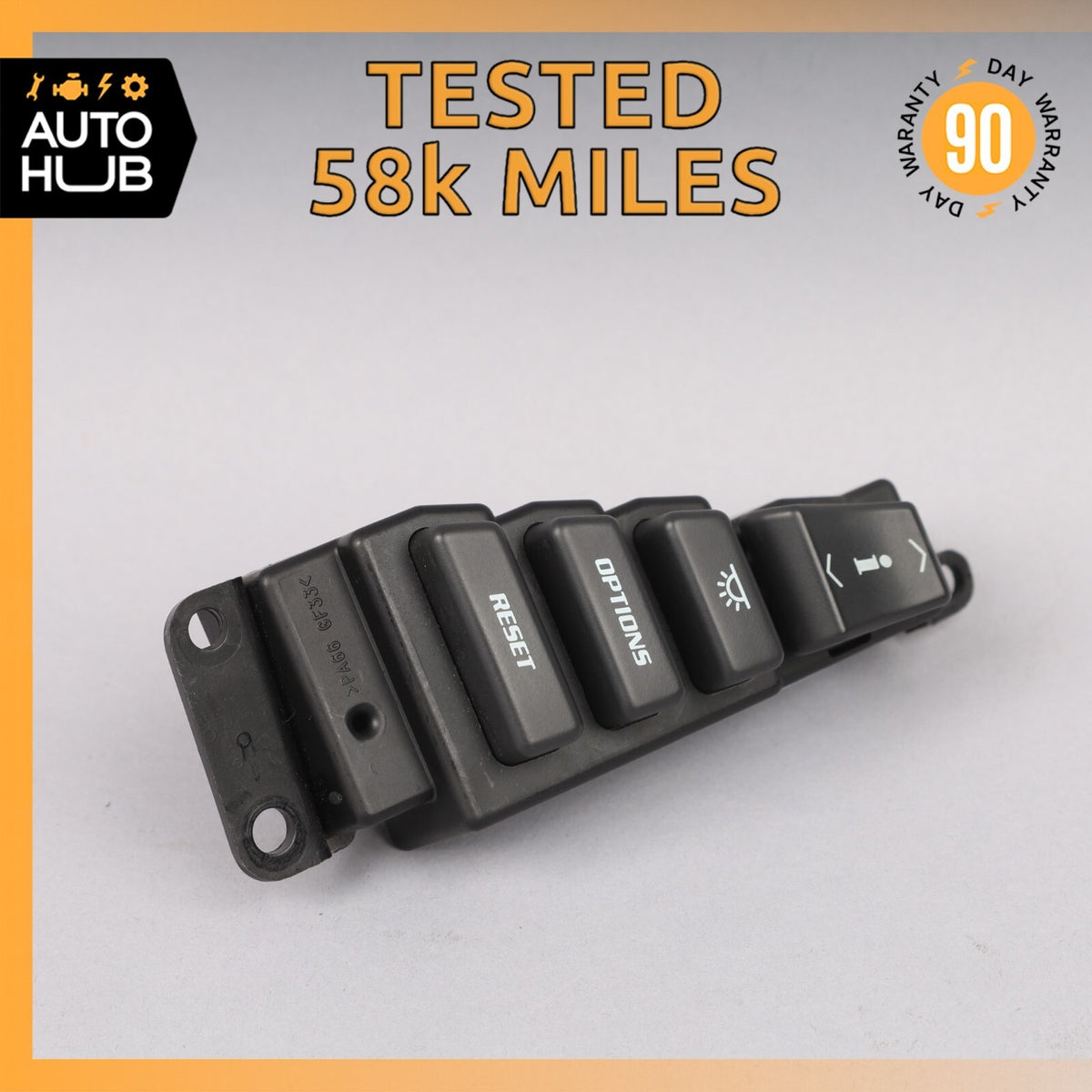 04-09 Cadillac XLR Information Display Switch Button 15251160 OEM 58k - photo 1