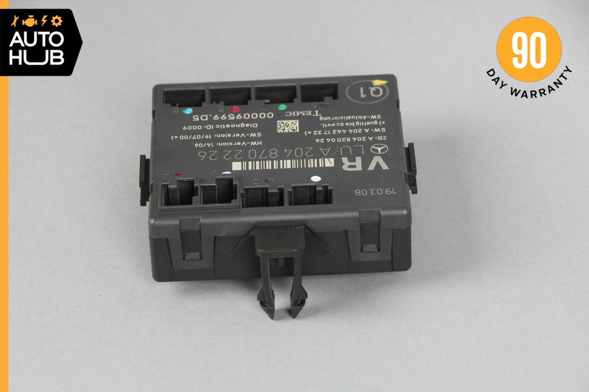 08-18 Mercedes W204 C350 C250 E400 Front Right Side Door Control Module OEM - photo 3