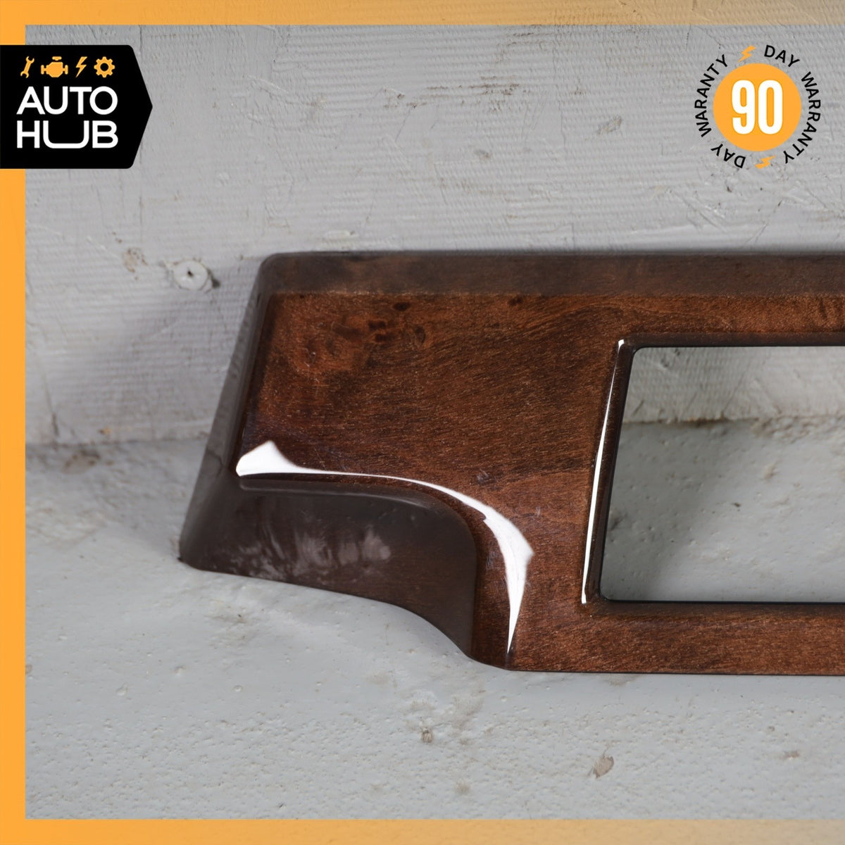 08-10 BMW E60 528i 535i Dashboard Center Cover Panel Trim Molding OEM 78k - photo 3