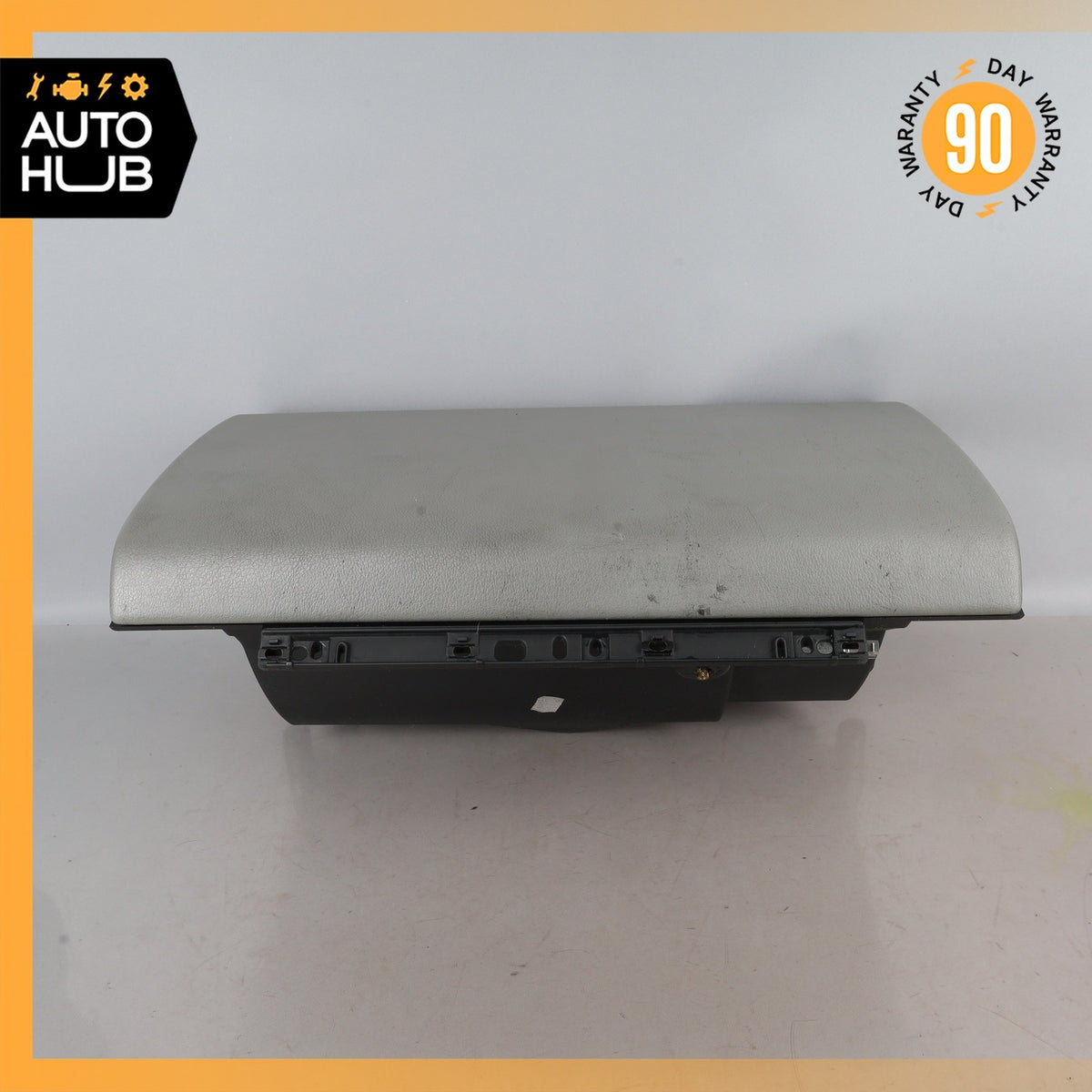 Porsche Cayenne 955 Dashboard Glove Box Compartment Leather Gray 7L5857095P OEM - photo 14