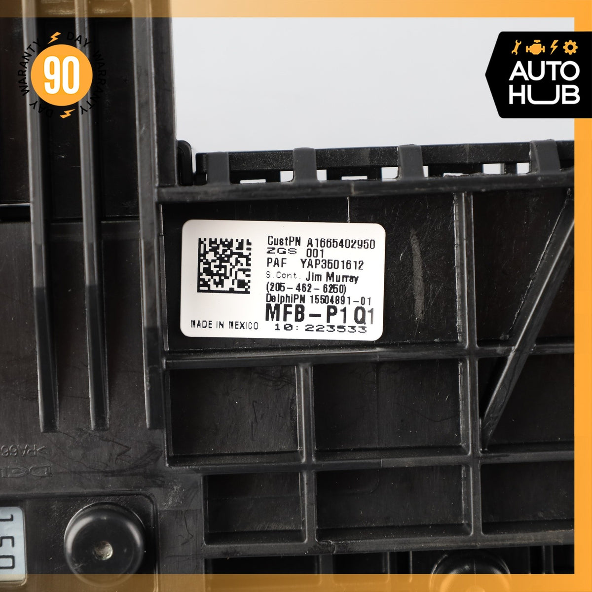Mercedes W166 ML350 Front Fuse Box Distribution Box 1665402950 OEM - photo 9