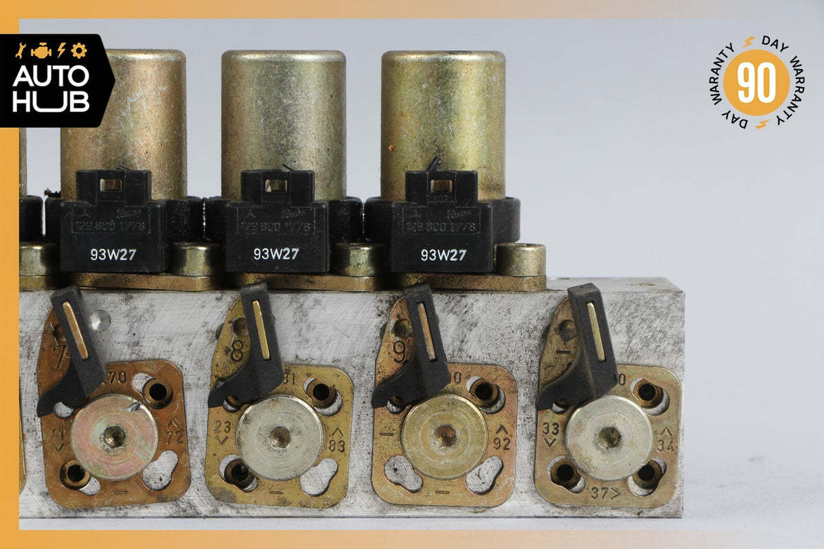 90-02 Mercedes R129 300SL SL500 Left Side Top Hydraulic Valve Block Solenoid OEM - photo 3