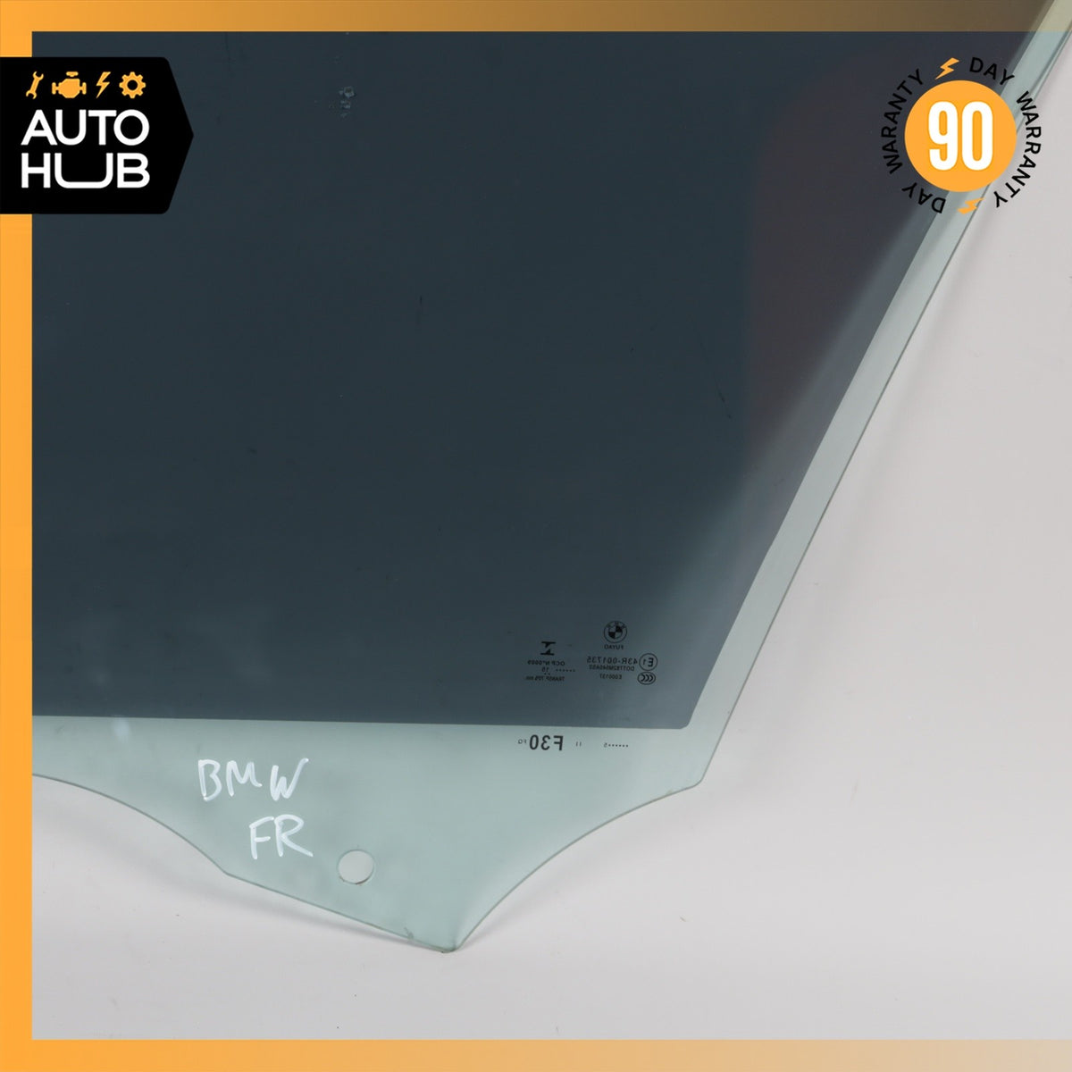 12-18 BMW F30 320i 335i 330e 340i Sedan Front Right Side Door Window Glass OEM - photo 10