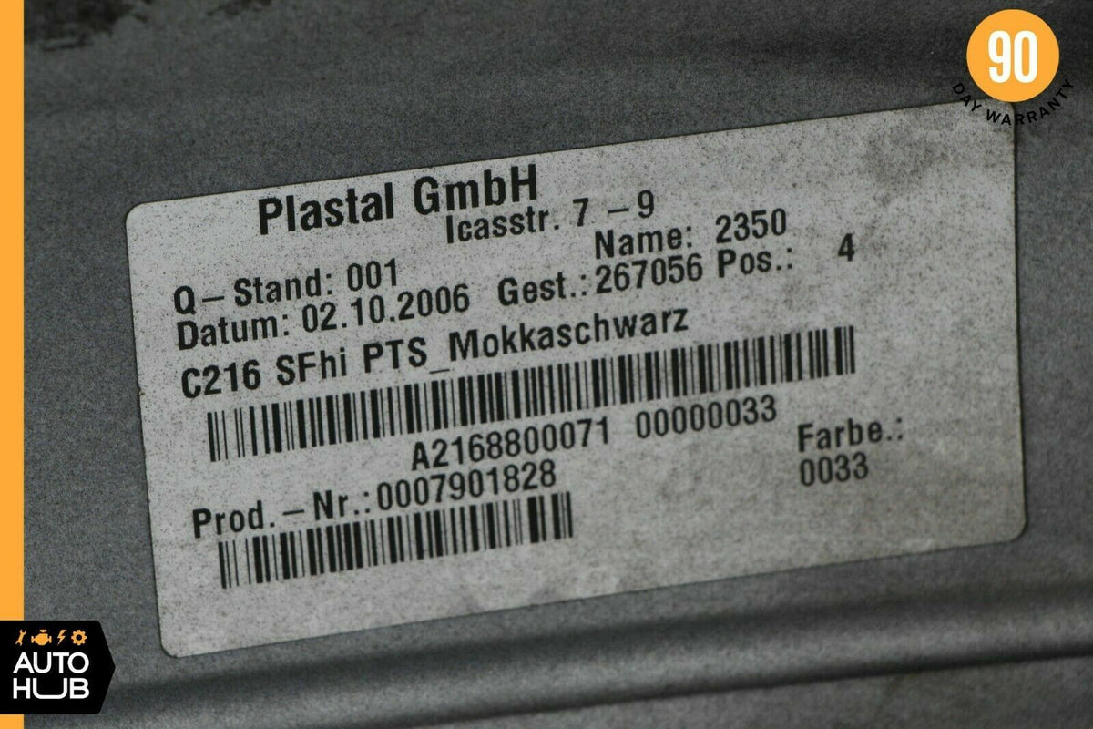07-10 Mercedes W216 CL550 CL600 Base Model Rear Bumper Cover Assembly OEM - photo 11