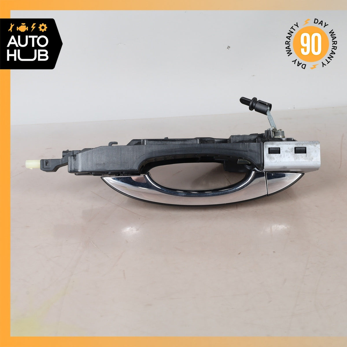 Audi D4 A8L Front Left Driver Exterior Door Handle Black 4H1837885 OEM - photo 8