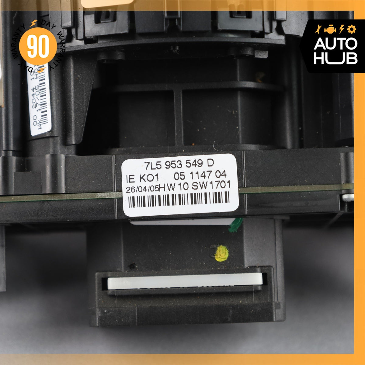 03-10 Porsche Cayenne 955 Steering Column Clockspring Switch OEM - photo 14