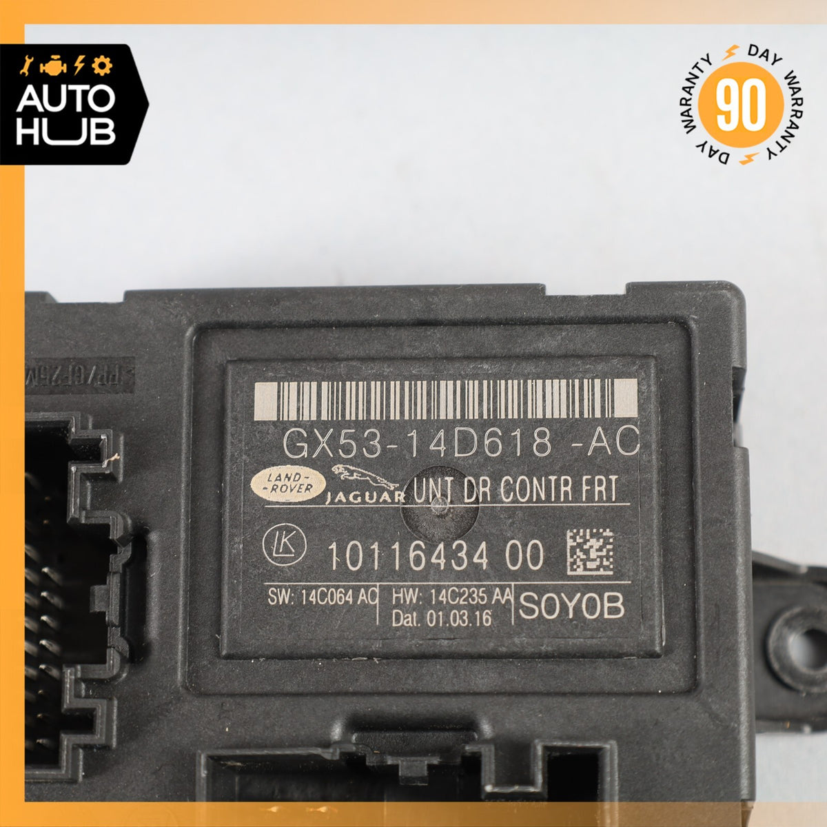 2017 Jaguar X152 F-Type R Front Left Side Door Control Module GX5314D618AC OEM - photo 7