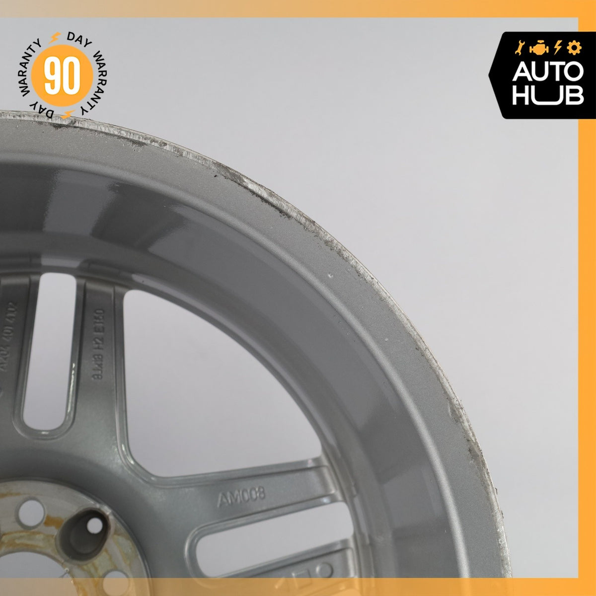 Mercedes W204 C250 C63 AMG 8 x 18 18" Front Wheel Rim 2044014102 OEM - photo 11
