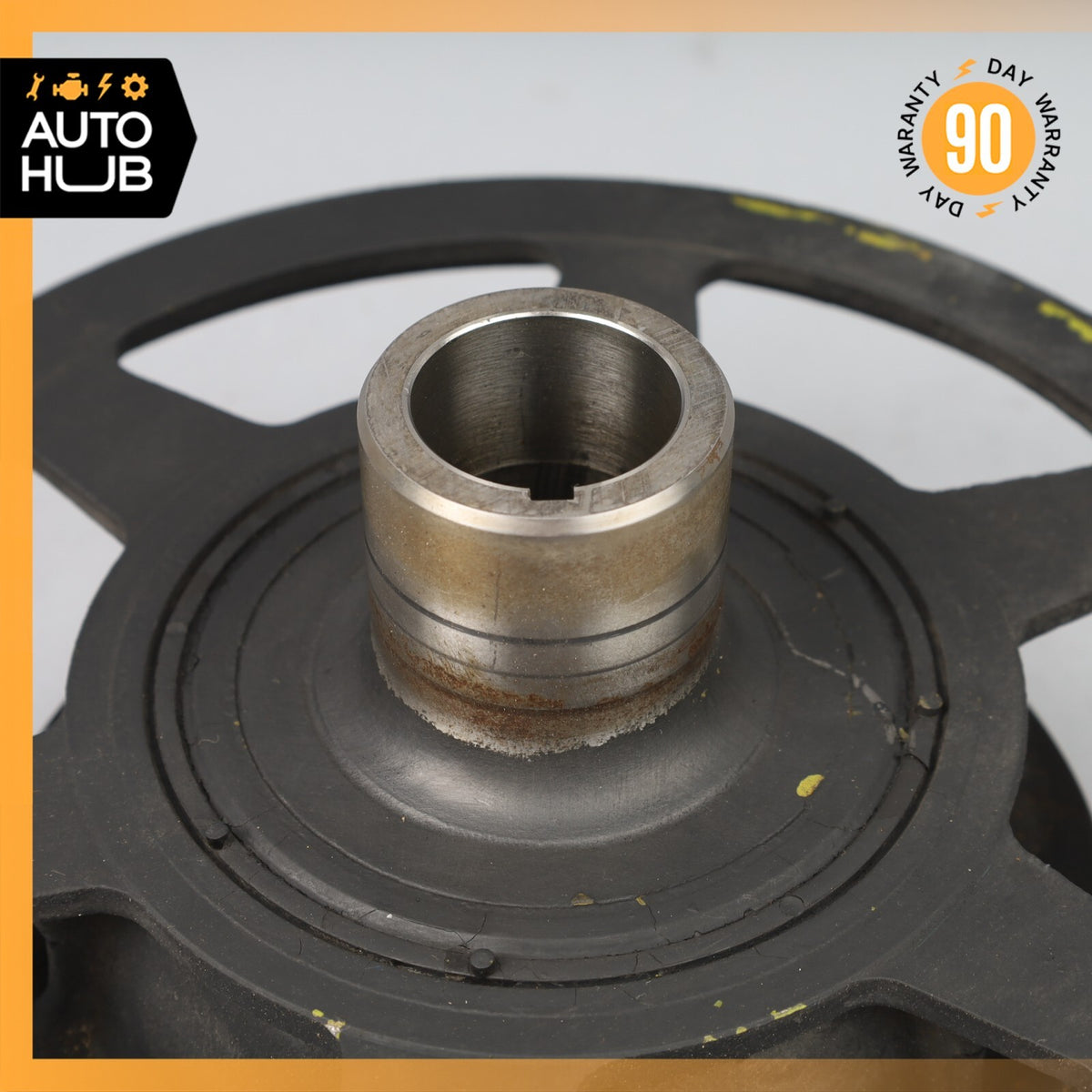 90-99 Mercedes R129 SL500 Engine Motor Crankshaft Pulley Harmonic Balancer OEM - photo 6