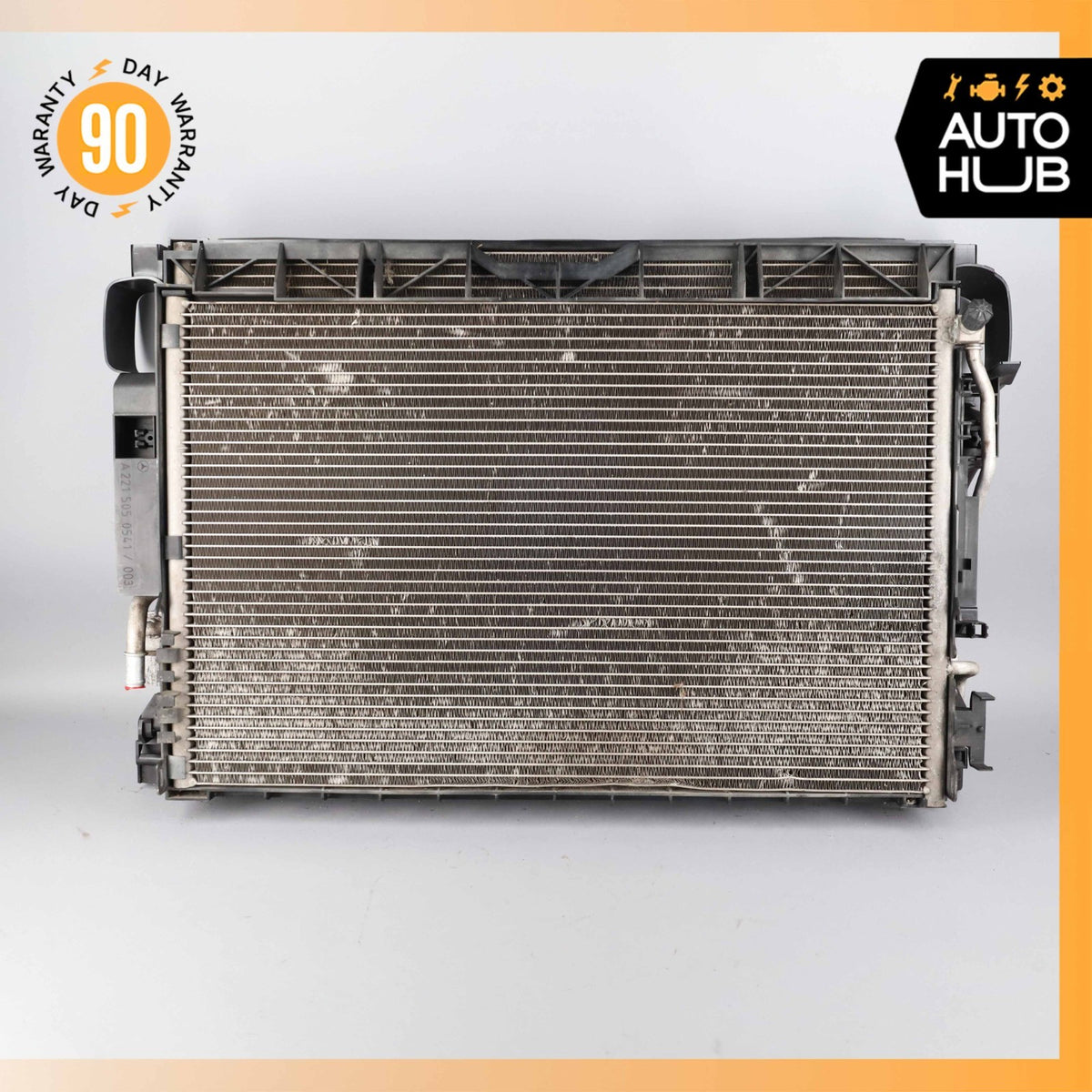 10-14 Mercedes W221 S550 CL600 Engine Cooling Gearbox Radiator A/C Condenser OEM - photo 9