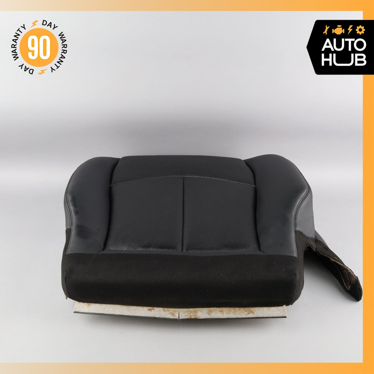 07-09 Mercedes W211 E320 E550 Front Right Bottom Lower Seat Cushion Black OEM - photo 14
