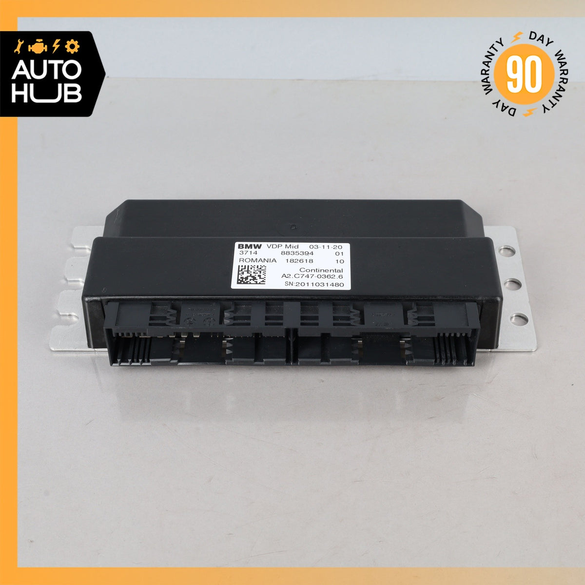 BMW G05 X5 X4 X4M Active Air Suspension Control Module VDP 37148835394 OEM 44k - photo 3
