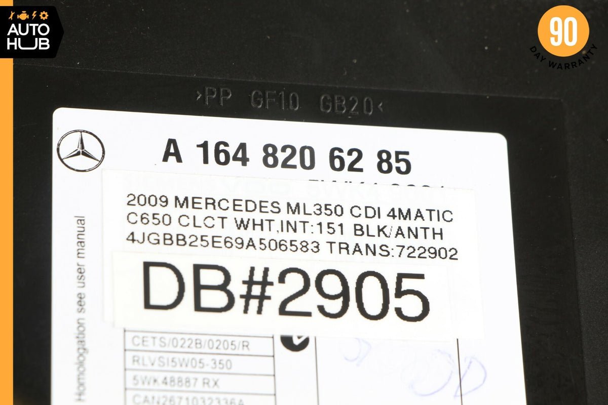 06-12 Mercedes W164 ML350 GL550 GL450 Keyless Go Control Module 1648206285 OEM - photo 8
