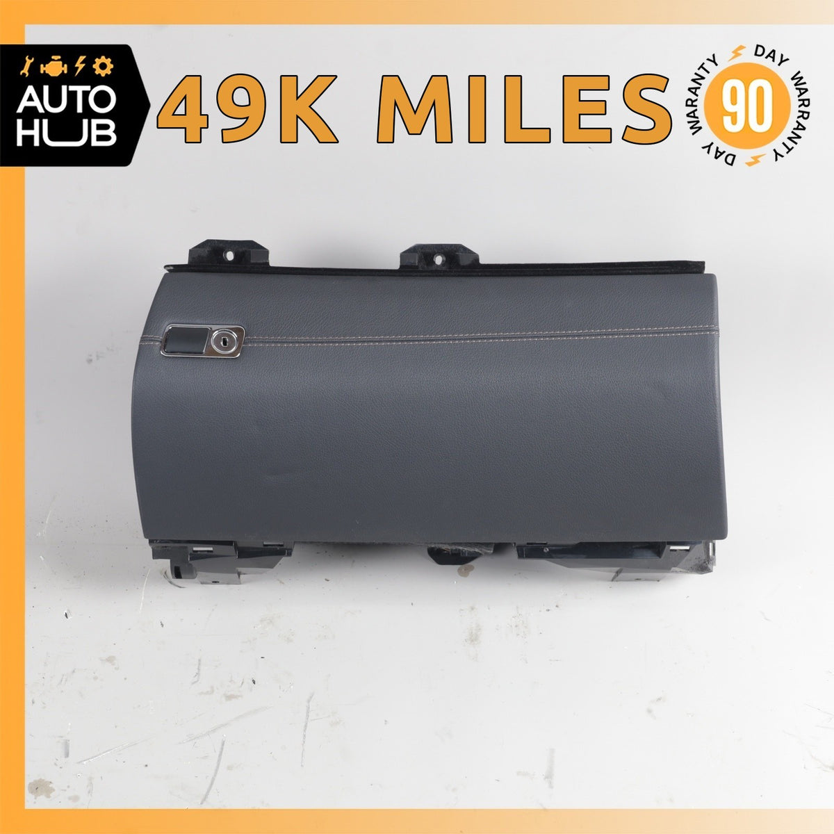 11-13 Mercedes W221 S550 S63 Dash Board Glove Box Compartment Nappa Black OEM - photo 1