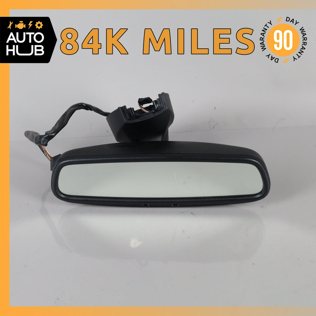 03-13 Maserati Quattroporte M139 Interior Rear View Mirror Black OEM 84k - photo 1